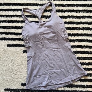 Lululemon twist back tank - Grey size 6